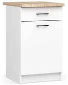 Szafki kuchenne - Dolna szafka kuchenna z blatem 50 cm R7-D40 - miniaturka - grafika 1