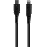Kable USB - Fixed Kabel Liquid silicone USB-C/Lightning s podporou PD MFi 05m FIXDLS-CL05-BK Czarny - miniaturka - grafika 1