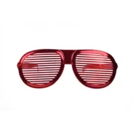 Stroje karnawałowe - Okulary XXL czerwone - miniaturka - grafika 1