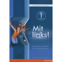 PEARSON Elżbieta Kręciejewska, Danuta Lisowska, Cezary Serzysko Mit links 1. Podręcznik z ćwiczeniami. Kurs podstawowy + CD - Podręczniki dla gimnazjum - miniaturka - grafika 1