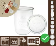 Pojemniki kuchenne - Słoiki WECK / szklane wieko słoik 850ml MOLD / Wamar-Sosenka - miniaturka - grafika 1