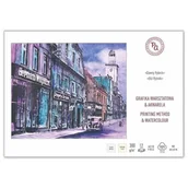 Podobrazia, bloki, papiery - Blok do akwareli "Dawny Rybnik" - A4 - 100% bawełna - 300 g - 2 kolory - miniaturka - grafika 1