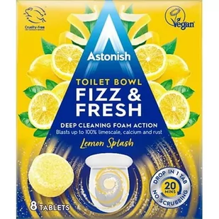 Astonish Fizz Fresh Lemon Splash WC Tabs 8szt - Środki do WC - miniaturka - grafika 1