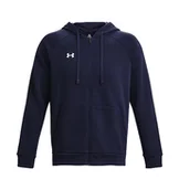 Bluzy męskie - Under Armour Męska bluza polarowa z kapturem Rival z zamkiem błyskawicznym - miniaturka - grafika 1