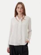 Bluzki damskie - Armani Exchange Bluzka XW000732 AF16122 U1003 Écru Loose Fit - miniaturka - grafika 1