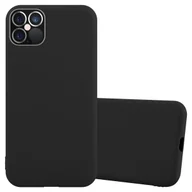 Etui i futerały do telefonów - Etui ochronne Cadorabo do Apple iPhone 12 / 12 PRO w kolorze czarnym etui na telefon komórkowy silikonowe etui z TPU - miniaturka - grafika 1