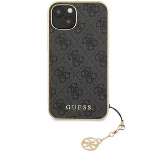 Guess GUHCP14SGF4GGR iPhone 14 6.1" szary/grey hardcase 4G Charms Collection - Etui i futerały do telefonów Guess GUHCP14SGF4GGR iPhone 14 6.1" szary/grey hardcase 4G Charms Collection - Etui i futerały do telefonów - miniaturka - grafika 3