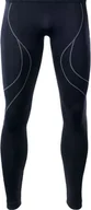 Bielizna sportowa męska - Hi-Tec Kalesony męskie Ikar Bottom black/lime punch r. L - miniaturka - grafika 1