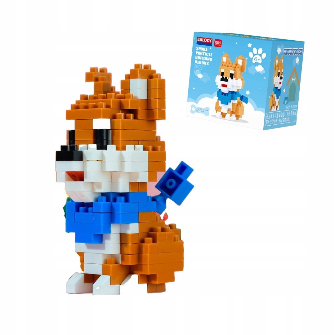 Piesek mini Corgi Klocki konstrukcyjne 195el.