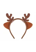 Pozostałe książki - Opaska renifera z uszami brązowa - miniaturka - grafika 1
