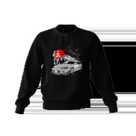 Odzież do sportów motorowych - Czarna bluza Honda Civic EG6 Pandem-L - miniaturka - grafika 1