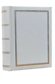 Albumy fotograficzne - ALBUM szyty na 300 zdjęć 10x15 z opisem CLASSIC biały - miniaturka - grafika 1