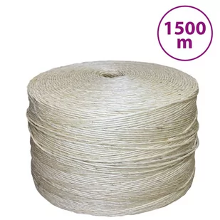 vidaXL Sznur, sizal 100%, 2 mm, 1500 m - Pasmanteria - miniaturka - grafika 1