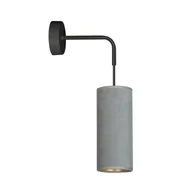 Lampy ścienne - Emibig Bente kinkiet 1-punktowy szary 1060/K1 - miniaturka - grafika 1