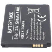 Baterie do telefonów - Bateria odpowiednia dla LG K10 K420N, BL-45A1H, EAC63158301, Li-Ion, 3,8V, 2200mAh, 8,4Wh, z chipem IC - miniaturka - grafika 1
