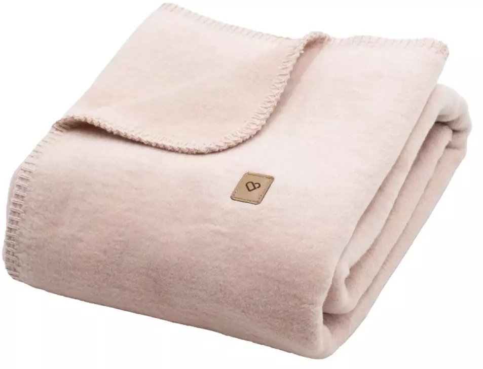 Zaffiro Zaffiro - Koc bawełniany Oslo 75x100cm baby pink 75x100