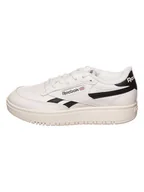 Trampki damskie - Reebok Skórzane sneakersy "Club C Double Reveng" w kolorze biało-czarnym - miniaturka - grafika 1