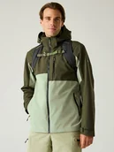 Kurtki i kamizelki sportowe męskie - Regatta Kurtka funkcyjna "Bosfield" w kolorze khaki - miniaturka - grafika 1
