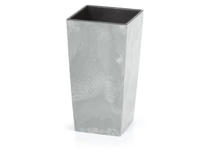 Prosperplast Donica Urbi Square, z wyjmowanym wkładem (Szary optyka betonu, 24 x 45 x 24 cm (szer. x wys. x gł.)) - Skrzynie ogrodowe - miniaturka - grafika 1