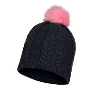 Czapki damskie - Czapka Dziecięca BUFF® Child Knitted & Fleece Hat Nina NIGHT BLUE - miniaturka - grafika 1