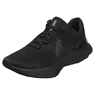 Sneakersy męskie - Nike React Infinity Run Flyknit 3 męskie sneakersy, czarny, czarny, 47.5 EU - grafika 1