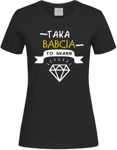 Koszulka z nadrukiem Dla Babci " Taka babcia to skarb " - Dzień Babci i Dzień Dziadka - miniaturka - grafika 1