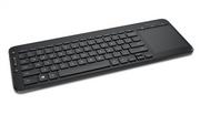 Klawiatury - Microsoft N9Z-00009 All-in-One Media Keyboard Multimedia Wireless Batteries included NORD Black 434 g - miniaturka - grafika 1