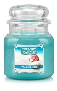 Country Candle Średnia świeca zapachowa z dwoma knotami Paradise Breeze 453 g - Świece - miniaturka - grafika 1