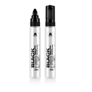 Pusty marker Montana Black - balltip - 2 mm - Kredki, ołówki, pastele i pisaki - miniaturka - grafika 1