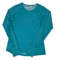 Bluzki damskie - Bluzka damska długi rękaw NIKE DRI-FIT S - miniaturka - grafika 1