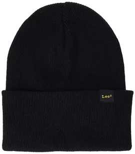 Lee Czapka męska Essential Beanie Hat, czarny, jeden rozmiar - Czapki męskie - miniaturka - grafika 1