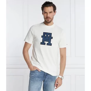 Tommy Hilfiger T-shirt MONOGRAM APPLIQUE | Regular Fit - Koszulki męskie - miniaturka - grafika 1