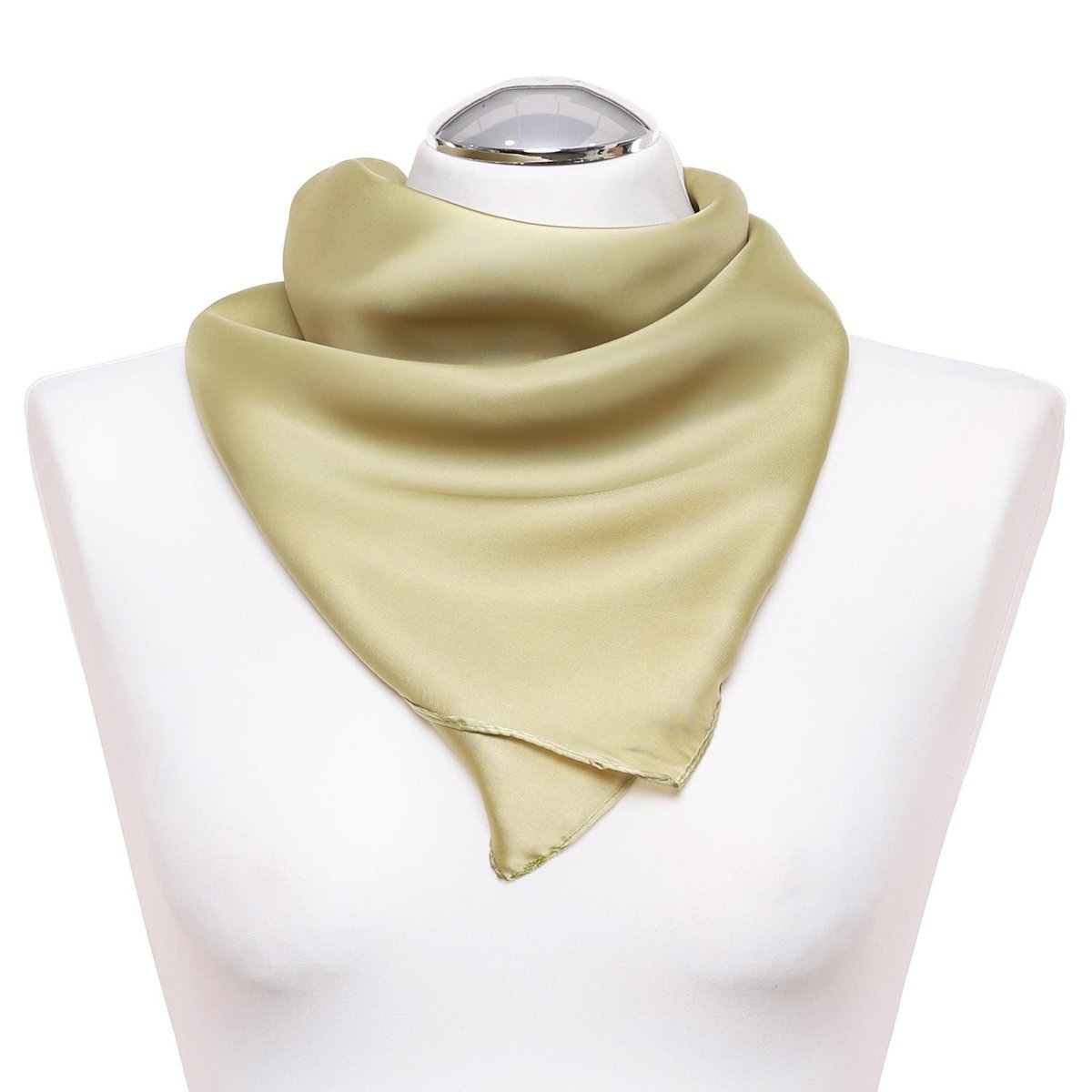 SZAL APASZKA DAMSKI SZALIK MODNY STYLOWY GŁADKI JESIEŃ ZIMA MORAJ GREEN