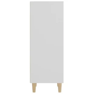 Lumarko Szafka, biała, 34,5x32,5x90 cm, materiał drewnopochodny - Szafki do salonu - miniaturka - grafika 7