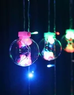 Pozostałe oświetlenie - Iso Trade, Kule wiszące, Kurtyna, 108 LED, kolorowe - miniaturka - grafika 1