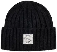 Czapki damskie - Pepe Jeans Czapka damska Tilde Beanie, czarny (czarny), Rozmiar uniwersalny - miniaturka - grafika 1