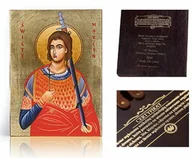 Ikony i obrazy sakralne - Ikona religijna Święty Marcin - miniaturka - grafika 1
