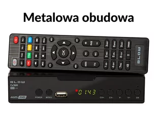 BLOW DEKODER TUNER DVB-T2 BLOW 4625FHD H.265 V2 - Tunery DVB-T - miniaturka - grafika 1