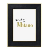 Ramki na zdjęcia - Ramka na zdjęcie portretowe Milano, czarna, 13 x 18 cm - miniaturka - grafika 1