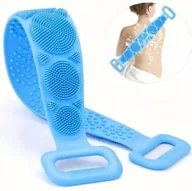 Inne akcesoria do pielęgnacji dzieci - Myjka do pleców 2w1 silikonowy pas masująco-myjący - miniaturka - grafika 1