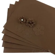 Prace ręczne dla dzieci - Bawełna usztywniona do tworzenia kwiatów • czekoladowa • craft passion - miniaturka - grafika 1