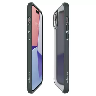 Etui Spigen Ultra Hybrid do iPhone 15 - ciemnozielone - Etui i futerały do telefonów - miniaturka - grafika 1