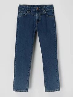 Spodnie i spodenki dla chłopców - Jeansy o kroju mom fit z bawełny model ‘Kara’ - grafika 1