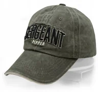 Czapki i chusty sportowe męskie - Czapka Z Daszkiem Bejsbolówka Trucker Pepper Khaki - miniaturka - grafika 1