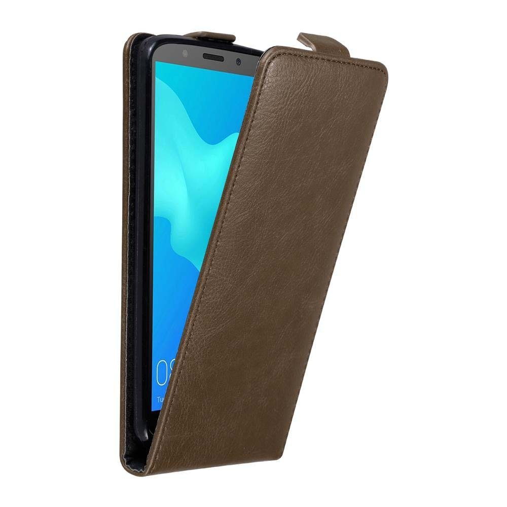 Etui Cadorabo do Honor 7S / Huawei Y5 2018 w kolorze brązowym Etui z klapką na telefon komórkowy Etui Cover