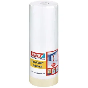 Tesa FOLIA Z TAŚMĄ MALARSKĄ EASYCOVER UNIVERSAL 17M 2600MM - Folie i taśmy malarskie - miniaturka - grafika 1