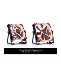 Noctua multi-purpose fan mount NV-FM1, pivoting black matt, 360° swivel - Chłodzenie procesora - miniaturka - grafika 1