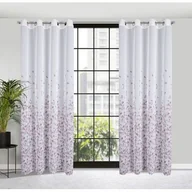 Zasłony - Zasłona gotowa na przelotkach NOEMI 250 x 140 cm biały - miniaturka - grafika 1