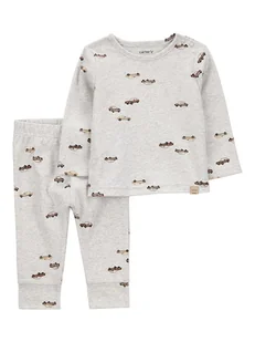 carter's 2-częściowy zestaw w kolorze szarym - Kaftaniki dla niemowląt - miniaturka - grafika 1