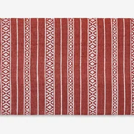 Dywany zewnętrzne - Dywanik wewnętrzny i zewnętrzny z PVC czerwono-śliwkowy 160x230 cm Trwały, dekoracyjny i odporny - miniaturka - grafika 1